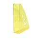 Pojemnik na dokumenty OFFICE PRODUCTS, ażurowy, A4/70mm, transparentny żółty