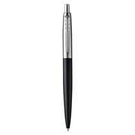 Parker Jotter XL długopis Richmond Matte Black CT, matowo czarny z chromowanymi wykończeniami, końcówka medium, niebieski tusz, opakowanie prezentowe