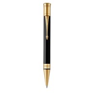 Parker Duofold długopis | Classic Black GT | medium | czarny wkład | opakowanie prezentowe premium