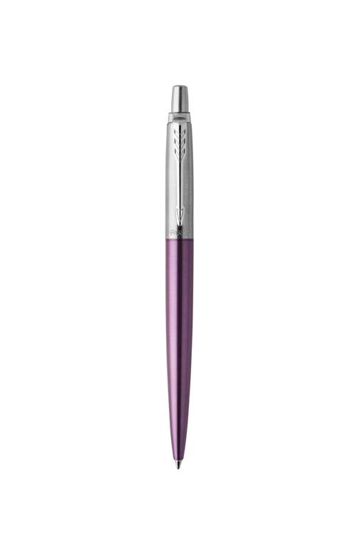 Parker Jotter długopis Victoria Violet, fioletowy, końcówka medium, niebieski tusz, opakowanie prezentowe