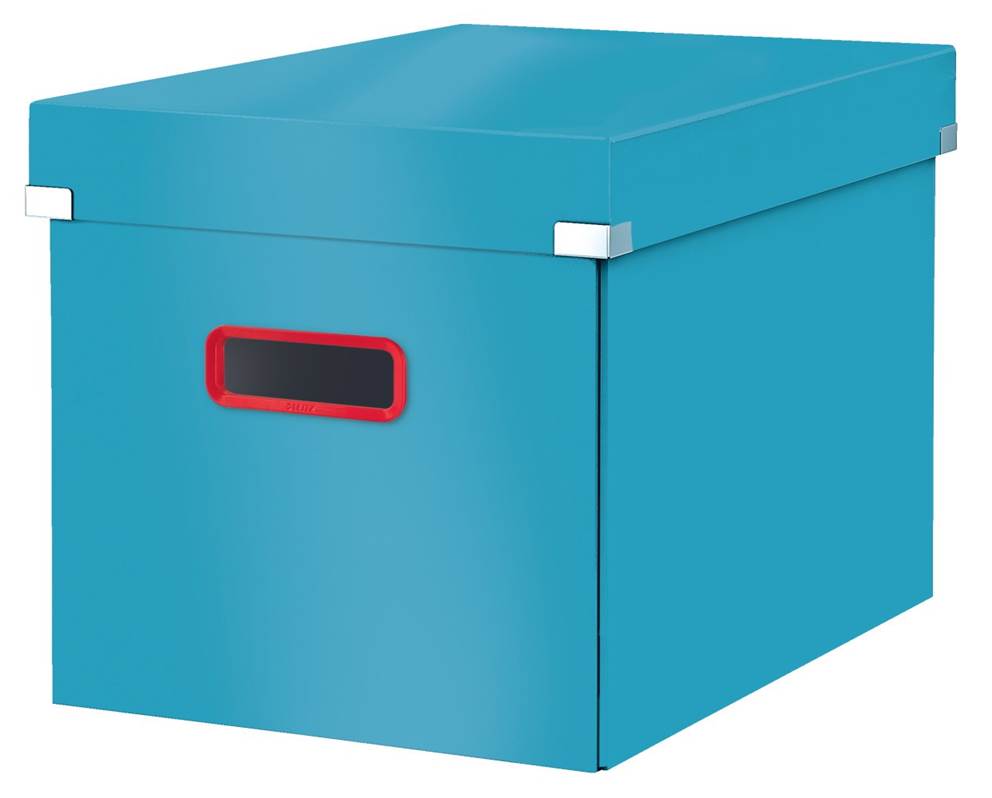 Pudełko do przechowywania Leitz C&S Cosy, duże, rozmiar L, niebieskie