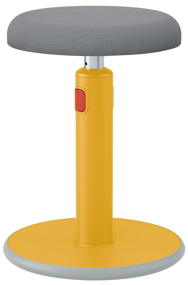 Ergonomiczny stołek Leitz Ergo Cosy, żółty