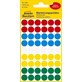 Kółka do zaznaczania kolorowe; 270 etyk./op., O12 mm, mix kolorów