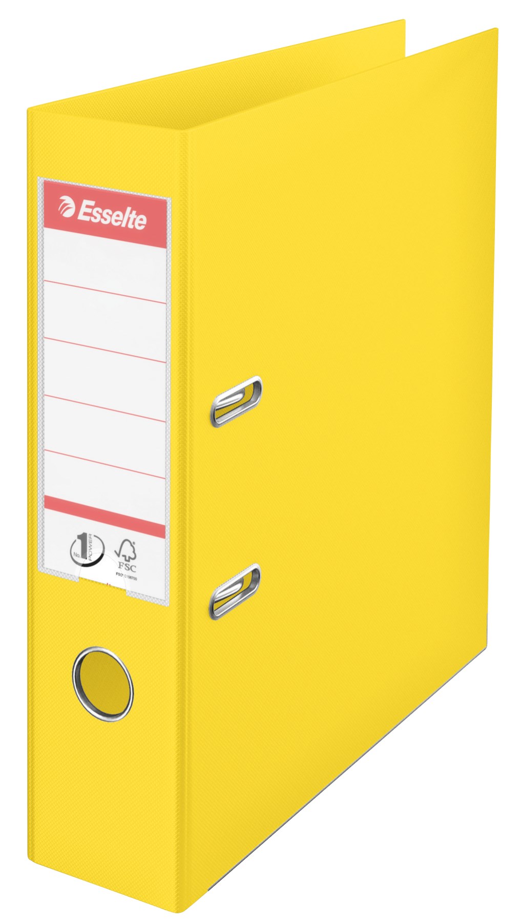 Segregator Esselte Vivida No.1, A4, szer. 75 mm, żółty