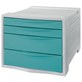 Pojemnik z szufladami Esselte Colour'Breeze, niebieski