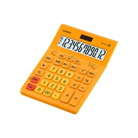 Kalkulator biurowy CASIO GR-12C-RG, 12-cyfrowy, 155x210mm, pomarańczowy