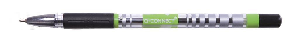 Długopis żelowo-fluidowy Q-CONNECT 0,5mm, czarny