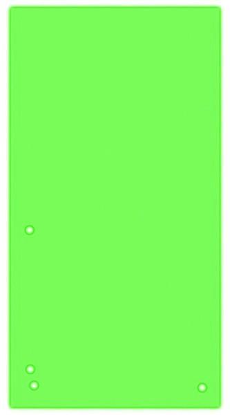 Przekładka papierowa 1/3 A4, 100szt. zielona, gramatura 190 g/m2, KBK