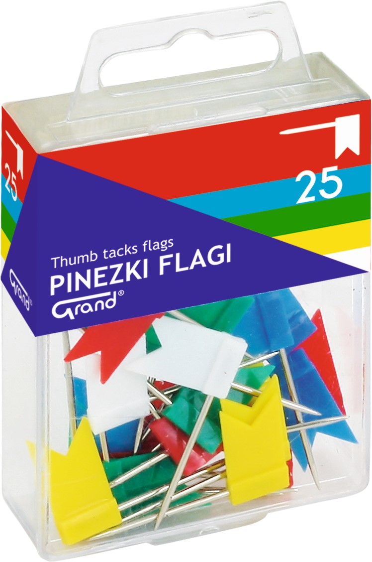 Pinezki  flagi  25 szt.