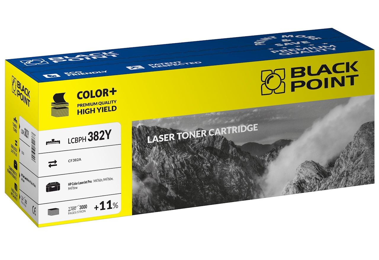 Toner yellow Black Point LCBPH382Y (HP CF382A), 3000 str.