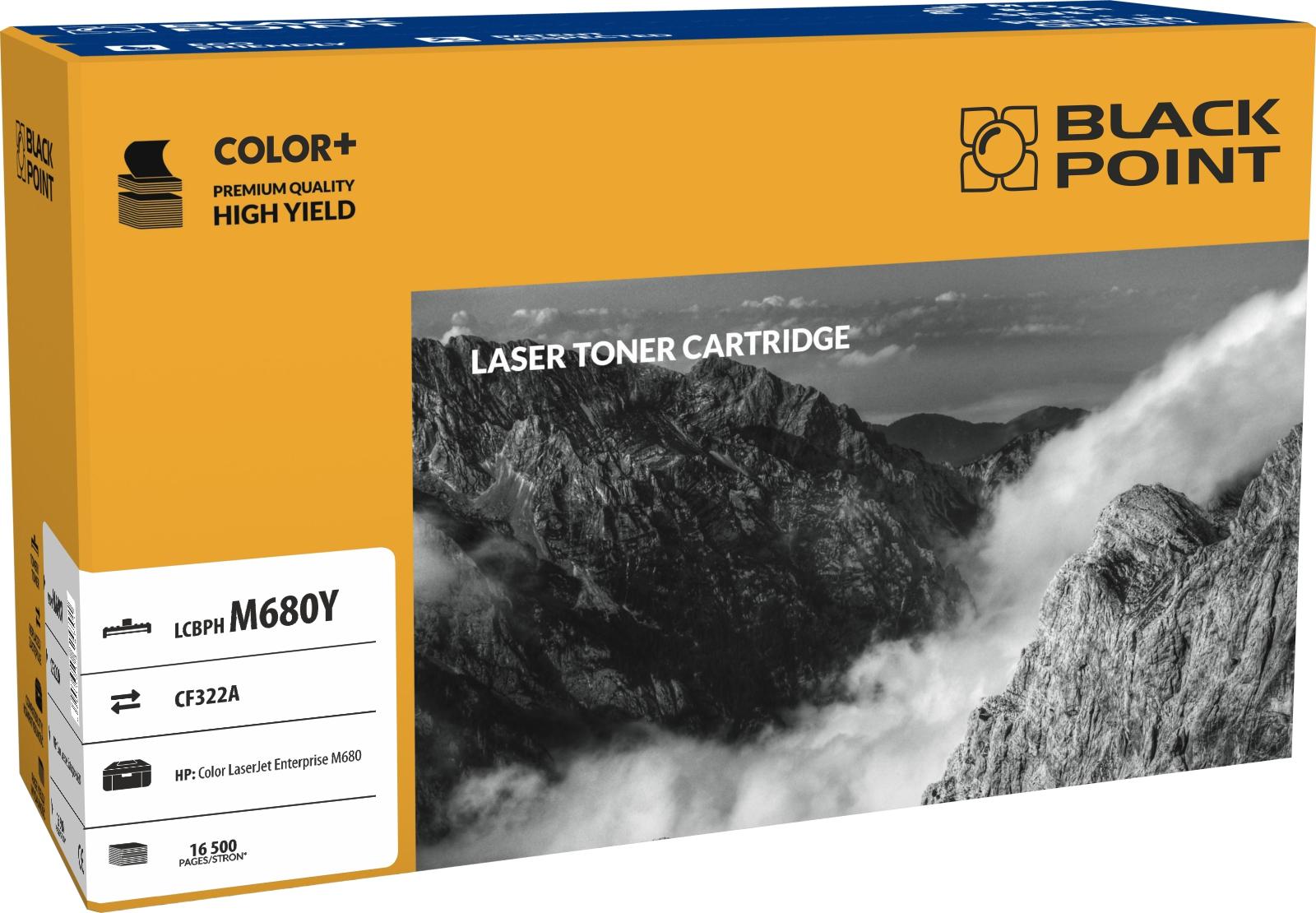 Toner yellow Black Point LCBPHM680Y (HP CF322A), 16 500 str.