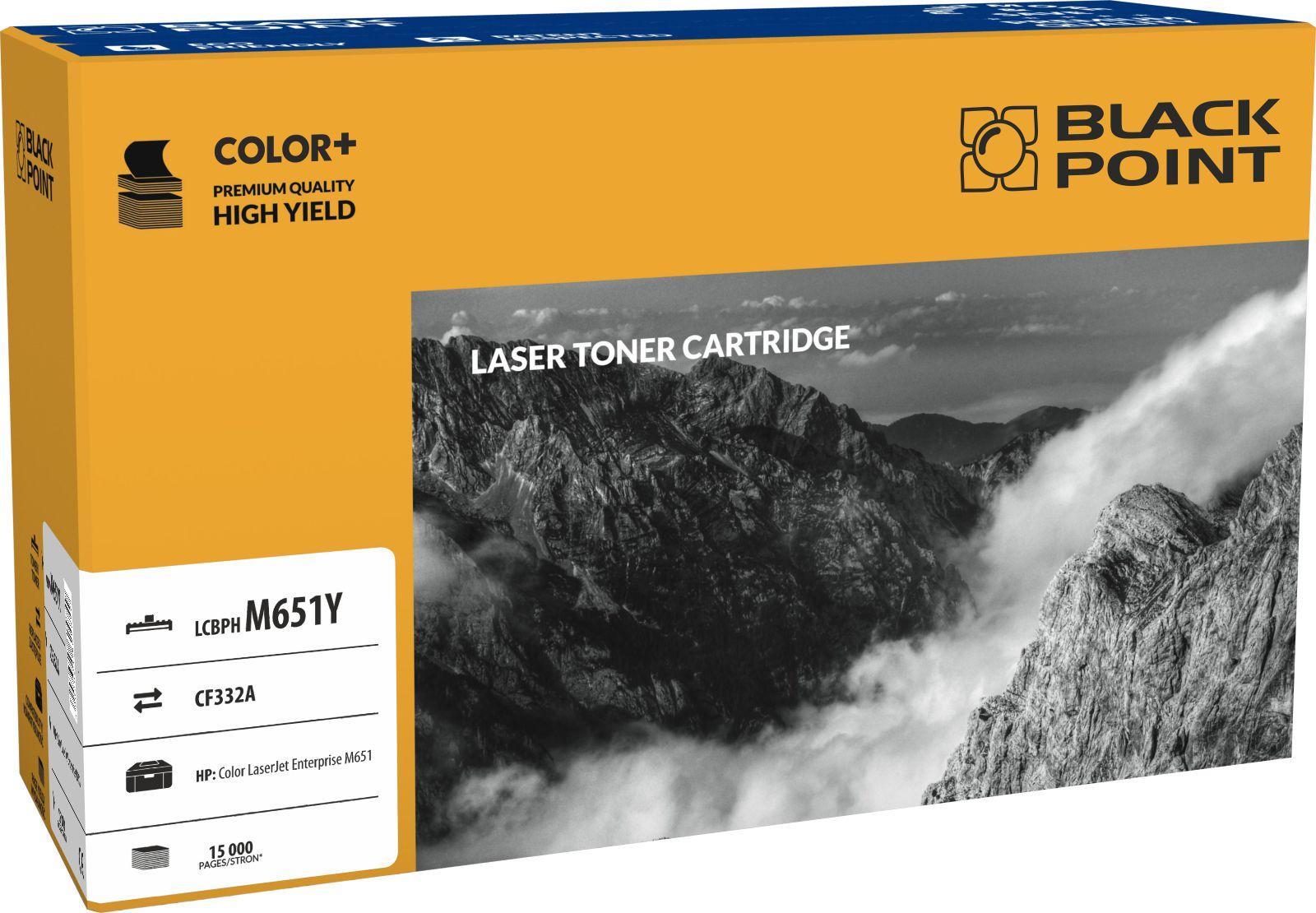 Toner yellow Black Point LCBPHM651Y (HP CF332A), 15 000 str.
