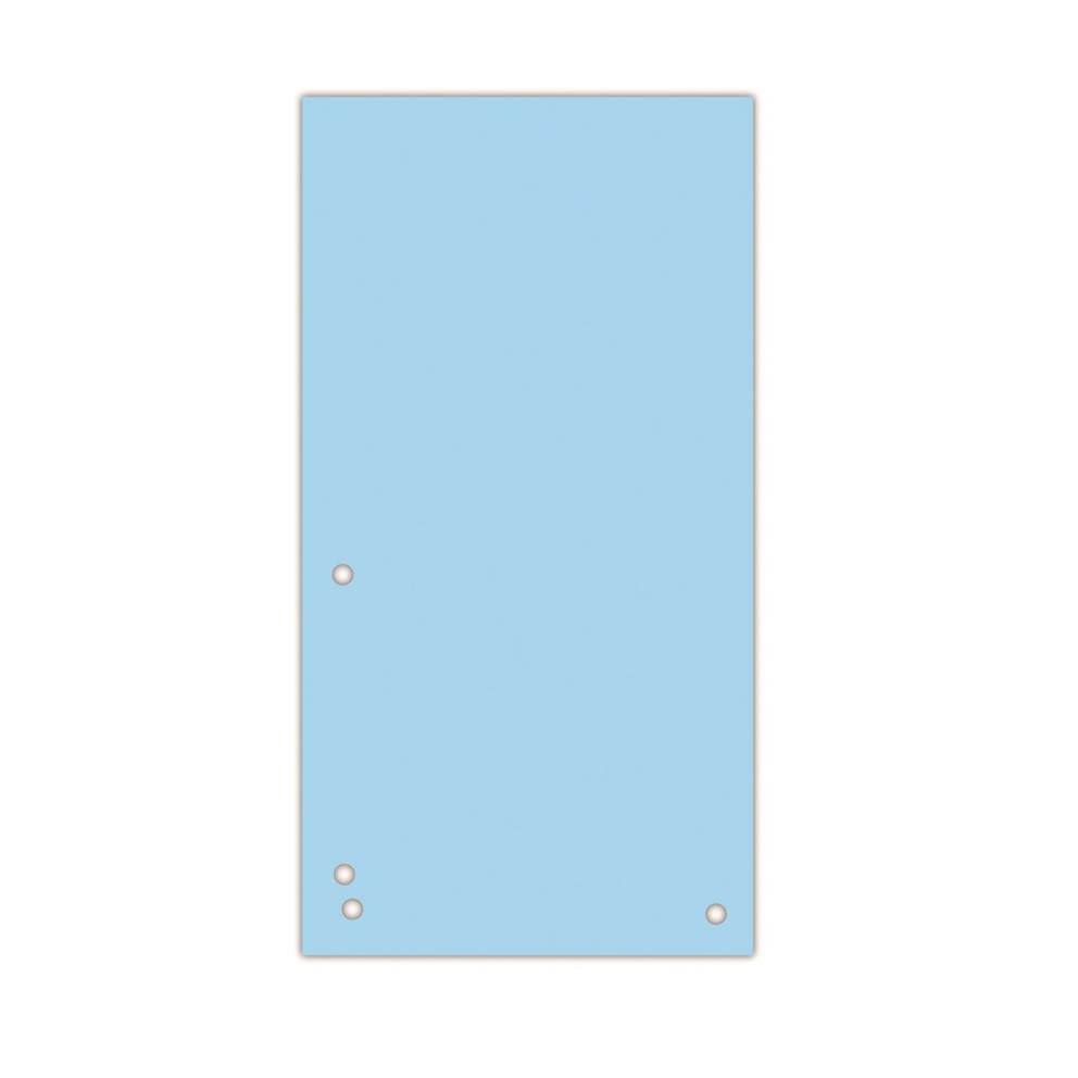 Przekładka papierowa 1/3 A4, 100szt. niebieska, gramatura 190 g/m2, KBK