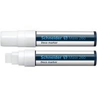 Marker kredowy SCHNEIDER Maxx 260 Deco, 5-15 mm, biały